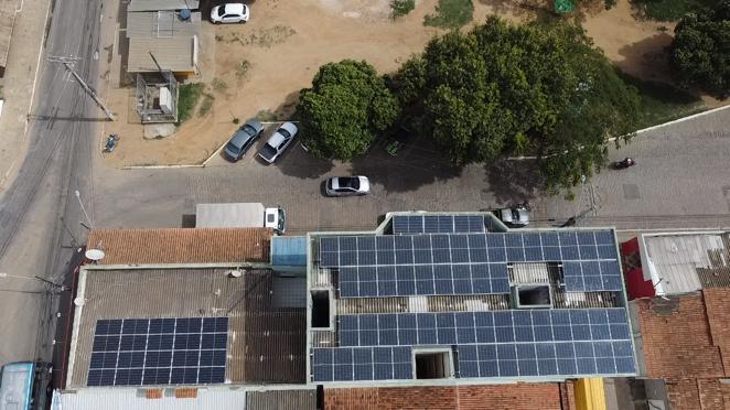 Instalação solar Ita Solare